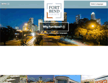 Tablet Screenshot of fortbendcounty.com